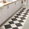 JONATHAN Y Draper Geometric Diamond Pattern White/Charcoal Indoor Area Rug, 3×5, Classic, Vintage, Easy-Cleaning for Living Room, Bedroom, Kitchen, Pet Friendly, Non-Shedding (ATH100A-3)(White/Darkgray)