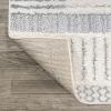 JONATHAN Y Geometric High-Low Cream/Gray Indoor Area Rug 3X5 ft, Kerstin for Living Room, Bedroom, Kitchen, Office, Easy-Cleaning, High Traffic, Pet-Friendly, Non-Shedding SNT100A-3(2’2″ x 8′ (Runner))