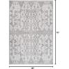 JONATHAN Y Idris Tribal Diamond Gray/Beige Indoor Area Rug, 3×5, Geometric, Bohemian, Casual, Easy-Cleaning for Living Room, Bedroom, Kitchen, Pet Friendly, Non-Shedding (MOH304A-3)(4′ x 6′ (Rectangular))