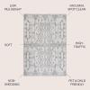 JONATHAN Y Idris Tribal Diamond Gray/Beige Indoor Area Rug, 3×5, Geometric, Bohemian, Casual, Easy-Cleaning for Living Room, Bedroom, Kitchen, Pet Friendly, Non-Shedding (MOH304A-3)(5’3″ x 7’5″ (Rectangular))