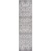 JONATHAN Y Idris Tribal Diamond Gray/Beige Indoor Area Rug, 3×5, Geometric, Bohemian, Casual, Easy-Cleaning for Living Room, Bedroom, Kitchen, Pet Friendly, Non-Shedding (MOH304A-3)(2’2″ x 8′ (Runner))