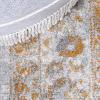 JONATHAN Y Indhira Ornate Medallion Blue/Gray Indoor Area Rug, 3×5, Bohemian, Vintage, Easy-Cleaning for Living Room, Bedroom, Kitchen, Pet Friendly, Non-Shedding (MDP212A-3)(White/Orange)