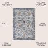 JONATHAN Y Izil Modern Light Gray/Blue Indoor Area Rug, 3×5, Bohemian, Vintage, Easy-Cleaning for Living Room, Bedroom, Kitchen, Pet Friendly, Non-Shedding (MDP210A-3)(3′ x 5′ (Rectangular))