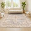 JONATHAN Y Lila Modern Tribal Medallion Light Blue/Ivory Indoor Area Rug, 3×5, Transitional, Traditional, Easy-Cleaning for Living Room, Bedroom, Kitchen, Pet Friendly, Non-Shedding (MDP306B-3)(Grey)