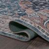 JONATHAN Y Machine Washable Indoor Area Rug 3X5 Red/Orange/Cream, Alacati Ogee Medallion for Living Room, Bedroom, Kitchen, Office, Easy-Cleaning, High Traffic, Pet-Friendly, Non-Shedding (WSH103A-3)(Navy/Brown)