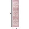 JONATHAN Y Machine Washable Indoor Area Rug 3X5 Red/Orange/Cream, Alacati Ogee Medallion for Living Room, Bedroom, Kitchen, Office, Easy-Cleaning, High Traffic, Pet-Friendly, Non-Shedding (WSH103A-3)(Red/Terracotta/Cream)