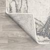 JONATHAN Y Marmo Abstract Marbled Indoor Area Rug 3×5, Gold/Gray, Modern, Contemporary, Easy-Cleaning for Living Room, Bedroom, Kitchen, Pet Friendly, Non-Shedding (CTP201C-3)(Gray/Cream)