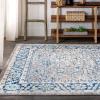 JONATHAN Y Modern Boho Floral Gray/Navy Indoor Area Rug, 3×5, Bohemian, Vintage, Easy-Cleaning for Living Room, Bedroom, Kitchen, Pet Friendly, Non-Shedding (MDP204A-3)(4′ x 6′ (Rectangular))