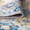 JONATHAN Y Modern Boho Vintage Trellis Blue/Multi Indoor Area Rug, 3×5, Bohemian, Traditional, Easy-Cleaning for Living Room, Bedroom, Kitchen, Pet Friendly, Non-Shedding (MDP205A-3)(Blue/Multi)