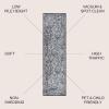 JONATHAN Y Modern Boho Vintage Trellis Blue/Multi Indoor Area Rug, 3×5, Bohemian, Traditional, Easy-Cleaning for Living Room, Bedroom, Kitchen, Pet Friendly, Non-Shedding (MDP205A-3)(Black/Ivory)