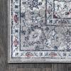 JONATHAN Y Modern Vintage Medallion Light Gray/Multi Runner Rug, 2×8, Country, Floral, Easy-Cleaning for Living Room, Bedroom, Kitchen, Pet Friendly, Non-Shedding (MDP102A-28)(5’3″ x 7’6″ (Rectangular))