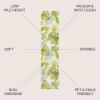 JONATHAN Y Monstera Tropical Leaves Ivory/Green Indoor Area Rug, 3×5, Coastal, Floral, Easy-Cleaning for Living Room, Bedroom, Kitchen, Pet Friendly, Non-Shedding (LUX100A-3)(2′ x 8′ (Runner))