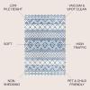 JONATHAN Y Moroccan Hype Boho Vintage Tribal Cream/Blue Indoor Area Rug, 3×5, Bohemian, Vintage, Easy-Cleaning for Living Room, Bedroom, Kitchen, Pet Friendly, Non-Shedding (MOH103A-3)(3′ x 5′ (Rectangular))