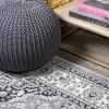 JONATHAN Y Palmette Modern Floral Gray/Cream Indoor Area Rug, 3×5, Vintage, Bohemian, Easy-Cleaning for Living Room, Bedroom, Kitchen, Pet Friendly, Non-Shedding (MDP503C-3)(Gray/Cream)