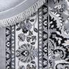 JONATHAN Y Palmette Modern Floral Gray/Cream Indoor Area Rug, 3×5, Vintage, Bohemian, Easy-Cleaning for Living Room, Bedroom, Kitchen, Pet Friendly, Non-Shedding (MDP503C-3)(Gray/Ivory)