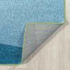 JONATHAN Y Prism Geometric Striped Indoor Area Rug 3×5, Orange/Green/Blue, Modern, Coastal, Easy-Cleaning for Living Room, Bedroom, Kitchen, Pet Friendly, Non-Shedding (DZC101A-3)(Orange/Green/Blue)