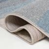 JONATHAN Y Prism Geometric Striped Indoor Area Rug 3×5, Orange/Green/Blue, Modern, Coastal, Easy-Cleaning for Living Room, Bedroom, Kitchen, Pet Friendly, Non-Shedding (DZC101A-3)(Blue/Cream/Gray)