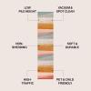 JONATHAN Y Prism Geometric Striped Indoor Area Rug 3×5, Orange/Green/Blue, Modern, Coastal, Easy-Cleaning for Living Room, Bedroom, Kitchen, Pet Friendly, Non-Shedding (DZC101A-3)(Red/Yellow/Gray)