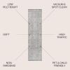 JONATHAN Y Roma Ornate Geometric Tile Gray Indoor Area Rug, 3×5, Transitional, Contemporary, Easy-Cleaning for Living Room, Bedroom, Kitchen, Pet Friendly, Non-Shedding (MDP405A-3)(2’2″ x 8′ (Runner))