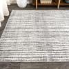 JONATHAN Y Skoura Modern Bold Stripe Beige/Dark Gray Indoor Area Rug, 3×5, Bohemian, Casual, Easy-Cleaning for Living Room, Bedroom, Kitchen, Pet Friendly, Non-Shedding (MOH305A-3)(3′ x 4’9″ (Rectangular))
