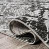 JONATHAN Y Slant Abstract Gray/Blue Indoor Area Rug 3X5 ft, Modern for Living Room, Bedroom, Kitchen, Office, Easy-Cleaning, High Traffic, Pet-Friendly, Non-Shedding SOR201B-3(Black/Gray)