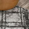 JONATHAN Y Slant Abstract Gray/Blue Indoor Area Rug 3X5 ft, Modern for Living Room, Bedroom, Kitchen, Office, Easy-Cleaning, High Traffic, Pet-Friendly, Non-Shedding SOR201B-3(Black/Gray)