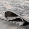 JONATHAN Y Slant Abstract Gray/Blue Indoor Area Rug 3X5 ft, Modern for Living Room, Bedroom, Kitchen, Office, Easy-Cleaning, High Traffic, Pet-Friendly, Non-Shedding SOR201B-3(Beige/Gray)