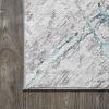 JONATHAN Y Slant Abstract Gray/Blue Indoor Area Rug 3X5 ft, Modern for Living Room, Bedroom, Kitchen, Office, Easy-Cleaning, High Traffic, Pet-Friendly, Non-Shedding SOR201B-3(Gray/Turquoise)