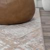 JONATHAN Y Slant Abstract Gray/Blue Indoor Area Rug 3X5 ft, Modern for Living Room, Bedroom, Kitchen, Office, Easy-Cleaning, High Traffic, Pet-Friendly, Non-Shedding SOR201B-3(Beige/Gray)