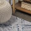 JONATHAN Y Slant Abstract Gray/Blue Indoor Area Rug 3X5 ft, Modern for Living Room, Bedroom, Kitchen, Office, Easy-Cleaning, High Traffic, Pet-Friendly, Non-Shedding SOR201B-3(Gray/Blue)
