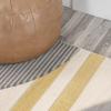 JONATHAN Y Striped Circles Gray/Yellow/Cream Indoor Area Rug 3X5 ft, Nicky Geometric for Living Room, Bedroom, Kitchen, Office, Easy-Cleaning, High Traffic, Pet-Friendly, Non-Shedding UNQ100A-3(2’2″ x 7’10” (Runner))