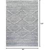 JONATHAN Y Trellis High-Low Gray/Cream Indoor Area Rug 3X5 ft, Sofie Moroccan for Living Room, Bedroom, Kitchen, Office, Easy-Cleaning, High Traffic, Pet-Friendly, Non-Shedding SNT102A-3(7’10” x 10′ (Rectangular))
