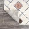 JONATHAN Y Trellis High-Low Multi/Cream Indoor Area Rug 3X5 ft, Astrid Retro for Living Room, Bedroom, Kitchen, Office, Easy-Cleaning, High Traffic, Pet-Friendly, Non-Shedding SNT103A-3(Multi/Cream)