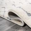 JONATHAN Y Trellis Plush Carved Multi/Cream Indoor Area Rug 3X5 ft, Pia Moroccan High-Low for Living Room, Bedroom, Kitchen, Office, Easy-Cleaning, High Traffic, Pet-Friendly, Non-Shedding SNT105A-3(Multi/Cream)