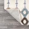 JONATHAN Y Trellis Plush Carved Multi/Cream Indoor Area Rug 3X5 ft, Pia Moroccan High-Low for Living Room, Bedroom, Kitchen, Office, Easy-Cleaning, High Traffic, Pet-Friendly, Non-Shedding SNT105A-3(Multi/Cream)