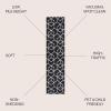 JONATHAN Y Tumbling Blocks Light Blue/White Indoor Area Rug 3×5, Modern,Contemporary,Geometric,Casual, Easy-Cleaning for Living Room,Bedroom,Kitchen,Pet Friendly,Non-Shedding (SEU101C-3)(Black/White)