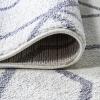 JONATHAN Y Tumbling Blocks Light Blue/White Indoor Area Rug 3×5, Modern,Contemporary,Geometric,Casual, Easy-Cleaning for Living Room,Bedroom,Kitchen,Pet Friendly,Non-Shedding (SEU101C-3)(White/Gray)