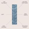 JONATHAN Y Tumbling Blocks Light Blue/White Indoor Area Rug 3×5, Modern,Contemporary,Geometric,Casual, Easy-Cleaning for Living Room,Bedroom,Kitchen,Pet Friendly,Non-Shedding (SEU101C-3)(Navy/White)