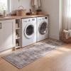 JONATHAN Y Ultra-Soft Machine-Washable Rug with Non-Skid Backing, Dark Gray/Multi 5’x8′ Arabella Vintage Floral Border, Non-Shedding, Velvet Luxury Feel for Living Room, Dining Room, Bedroom VOR107G-5(Beige/Cream)