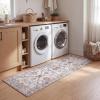 JONATHAN Y Ultra-Soft Machine-Washable Rug with Non-Skid Backing, Dark Gray/Multi 5’x8′ Arabella Vintage Floral Border, Non-Shedding, Velvet Luxury Feel for Living Room, Dining Room, Bedroom VOR107G-5(Cream/Terra)
