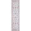 JONATHAN Y Ultra-Soft Machine-Washable Rug with Non-Skid Backing, Dark Gray/Multi 5’x8′ Arabella Vintage Floral Border, Non-Shedding, Velvet Luxury Feel for Living Room, Dining Room, Bedroom VOR107G-5(Cream/Terra)