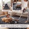 JONATHAN Y Ultra-Soft Machine-Washable Rug with Non-Skid Backing, Gray/Ivory 5’x8′ Leila Moroccan Diamond Trellis, Non-Shedding, Velvet Luxury Feel for Living Room, Dining Room, Bedroom (CMR101C-5)(Dark Gray/Ivory)