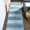 JONATHAN Y Antelope Modern Gray/Cream Indoor Area Rug, 3×5, Animal Prints, Casual, Easy-Cleaning for Living Room, Bedroom, Kitchen, Pet Friendly, Non-Shedding (SAF100C-3)(Blue/Cream)