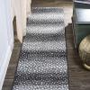 JONATHAN Y Antelope Modern Gray/Cream Indoor Area Rug, 3×5, Animal Prints, Casual, Easy-Cleaning for Living Room, Bedroom, Kitchen, Pet Friendly, Non-Shedding (SAF100C-3)(Black/Cream)