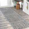 JONATHAN Y Arta Vintage Geometric Multi/Cream Indoor Area Rug, 3×5, Moroccan, Farmhouse, Easy-Cleaning for Living Room, Bedroom, Kitchen, Pet Friendly, Non-Shedding (MOH106C-3)(Gray/Cream)