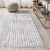 JONATHAN Y Skoura Modern Bold Stripe Beige/Dark Gray Indoor Area Rug, 3×5, Bohemian, Casual, Easy-Cleaning for Living Room, Bedroom, Kitchen, Pet Friendly, Non-Shedding (MOH305A-3)(2’2″ x 8′ (Runner))