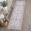 JONATHAN Y Ultra-Soft Machine-Washable Rug with Non-Skid Backing, Dark Gray/Multi 5’x8′ Arabella Vintage Floral Border, Non-Shedding, Velvet Luxury Feel for Living Room, Dining Room, Bedroom VOR107G-5(Cream/Terra)