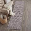 JONATHAN Y Ultra-Soft Machine-Washable Rug with Non-Skid Backing, Gray/Ivory 5’x8′ Leila Moroccan Diamond Trellis, Non-Shedding, Velvet Luxury Feel for Living Room, Dining Room, Bedroom (CMR101C-5)(Taupe/Ivory)