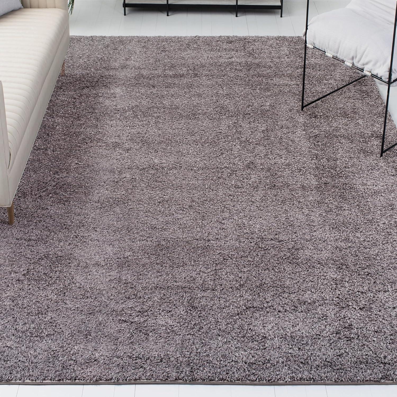 image:imageJONATHAN Y Machine Washable Light Blue Indoor Area Rug 3X5 ft Clayton Coastal Solid Glam Shag for Living Room Bedroom Kitchen Office EasyCleaning PetFriendly NonShedding WSH400E3Grey
