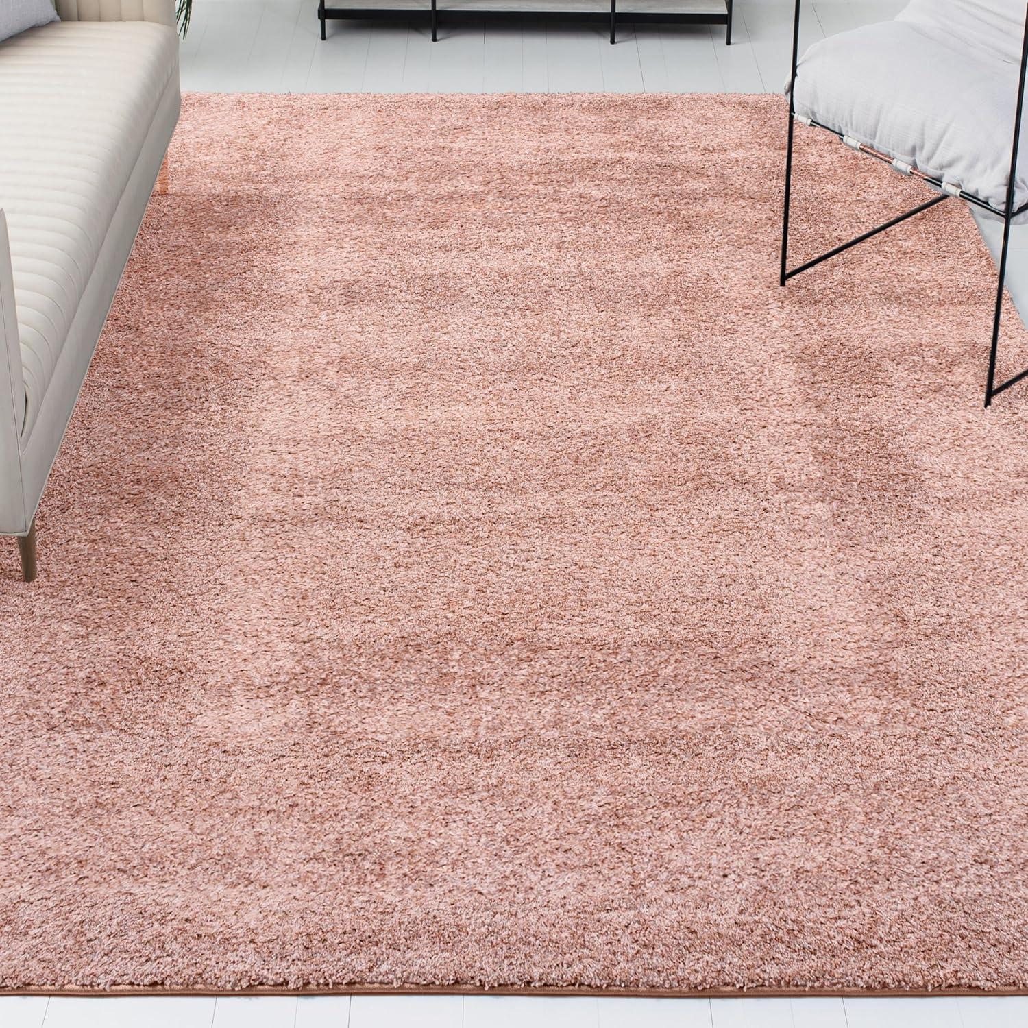 image:imageJONATHAN Y Machine Washable Light Blue Indoor Area Rug 3X5 ft Clayton Coastal Solid Glam Shag for Living Room Bedroom Kitchen Office EasyCleaning PetFriendly NonShedding WSH400E3Pink